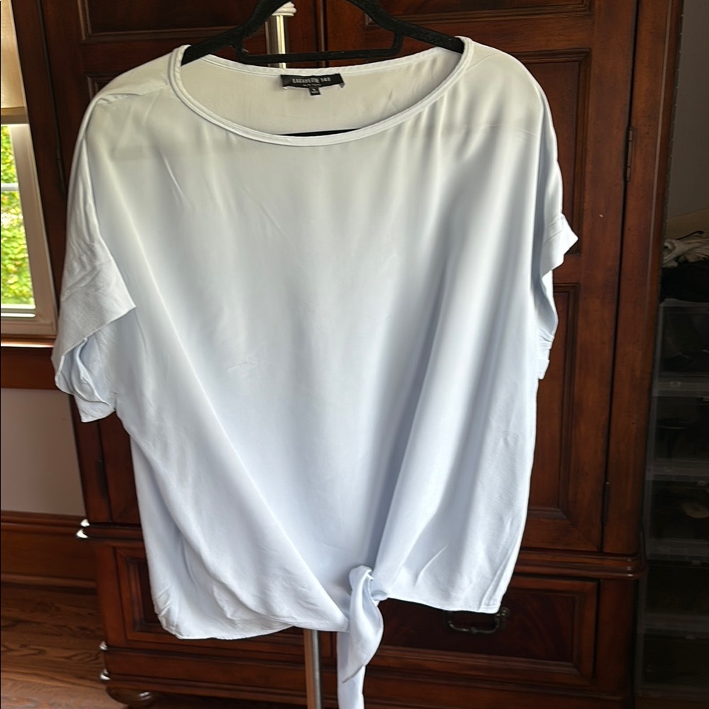 Lafayette 148 Women's Powder Blue Top